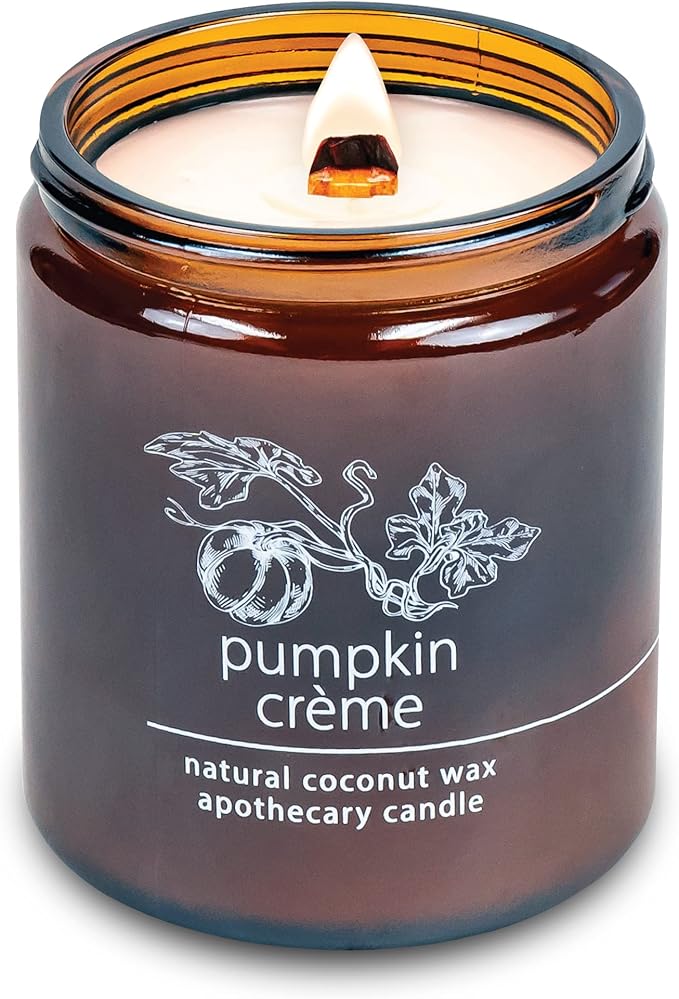 Hemlock Park Crackling Wood Wick Candle Handcrafted by HemlockPark