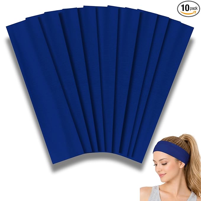 Styla Hair Headbands for Women Stretch Fashion Head Bands 10 Pack Non-Slip Head by StylaHair