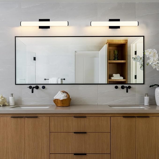 Bathroom Light Fixtures Over Mirror 22IN, 19W 5CCT Dimmable Modern Vanity Lights - Image 3
