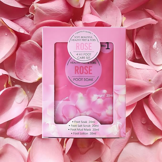 Rose Jelly Pedicure Kit Foot Soak Set - Image 7