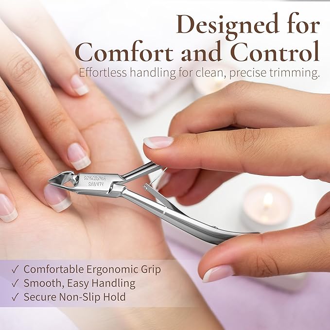 Professional Cuticle Cutter & Pusher Trimmer Manicure Tools - Image 7