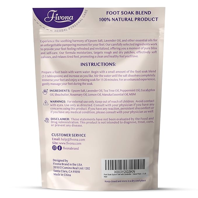 Foot Soak Epsom Salt with Lavender - Image 7
