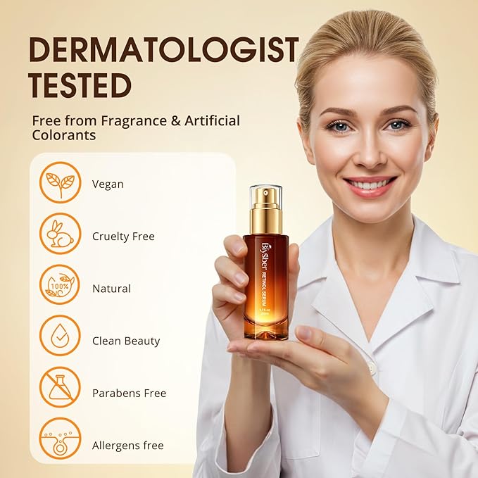 Retinol Collagen Serum for Face: Anti Aging & Anti Wrinkle Repair Peptide Serum - Image 4
