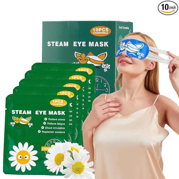 steam Eye mask for Dry Eyes, self-Heating Eye mask for Sleeping, Relief Stress by Unknown