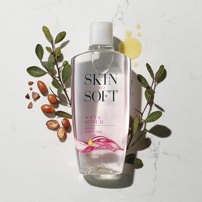 AVON Skin So Soft Bonus-Size Soft & Sensual Bath Oil - Image 5