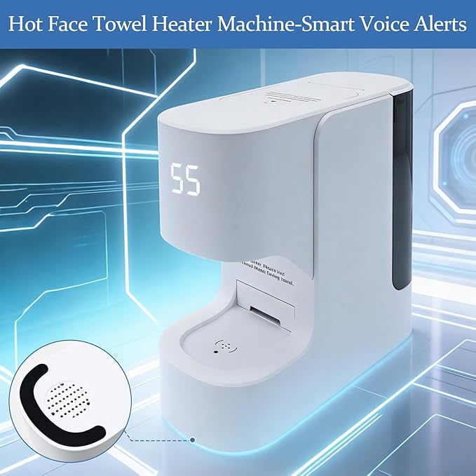 Hot Face Towel Warmer with Voice Alert - Image 6