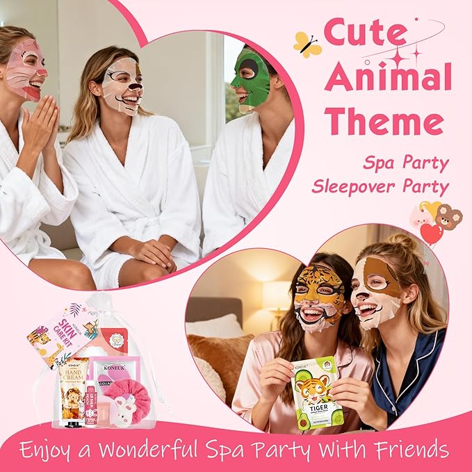 70PCS Animal Spa Party Supplies - Image 3