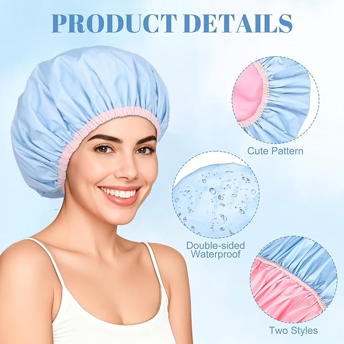 Pengxiaomei Double-Sided Shower Cap - Image 4