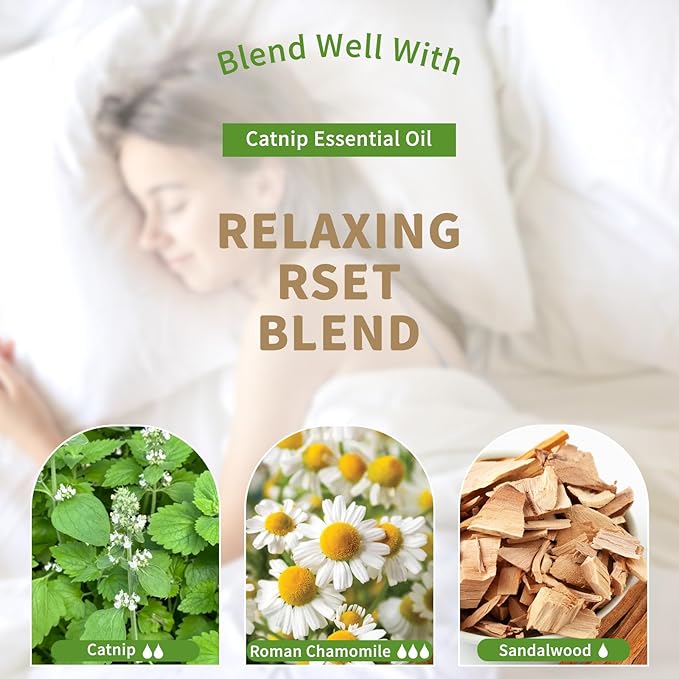EUQEE 118ML Catnip Essential Oil, Pure & Fresh Herbal Aroma Catnip Essential Oil - Image 8