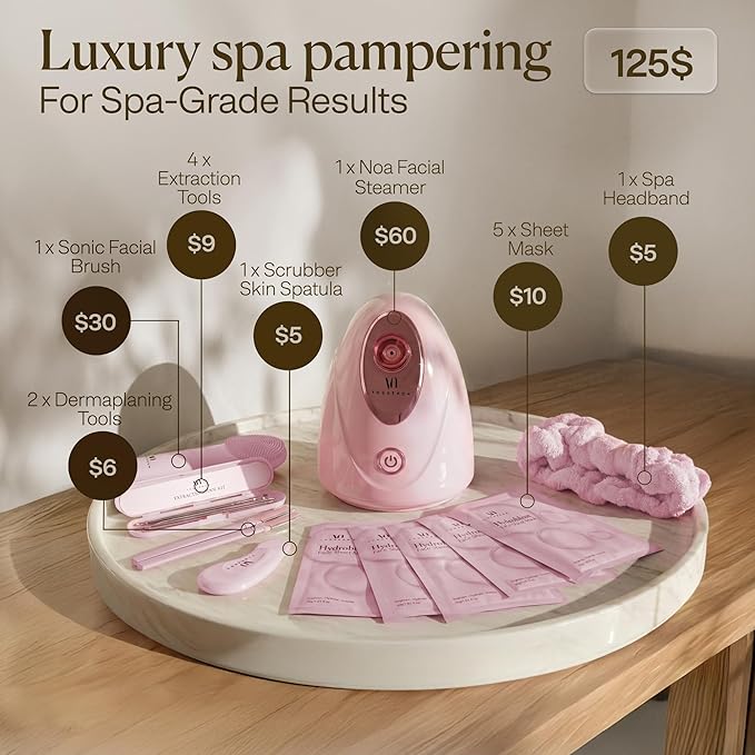 VogueNow Facial Steamer Spa Kit - Image 3