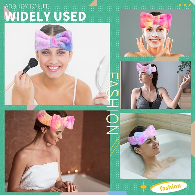 WSYUB Spa Headbands for Girls, Skincare Headband Kids, Headband for Washing Face - Image 5