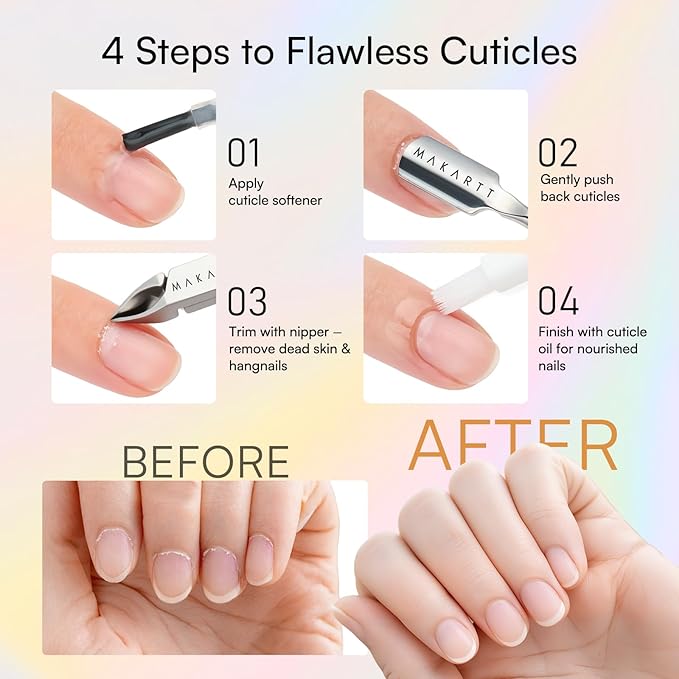 Makartt Cuticle Trimmer with Cuticle Pusher - Image 6