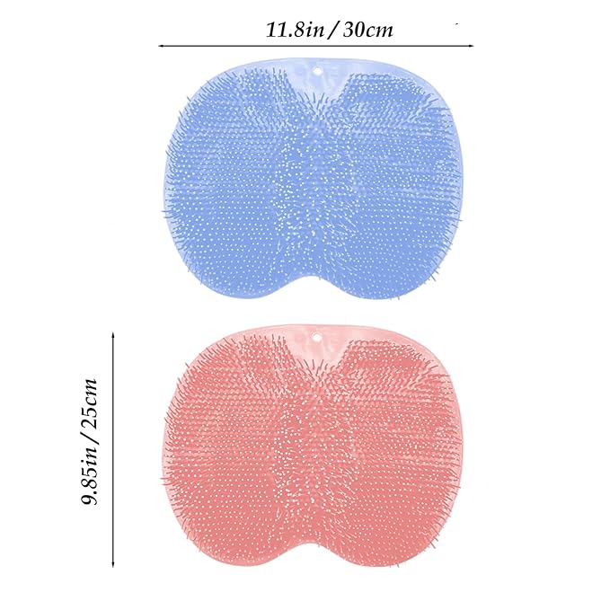 Shower Foot and Back Scrubber Mat, Wall Mounted Shower Foot Scrubber - Image 6