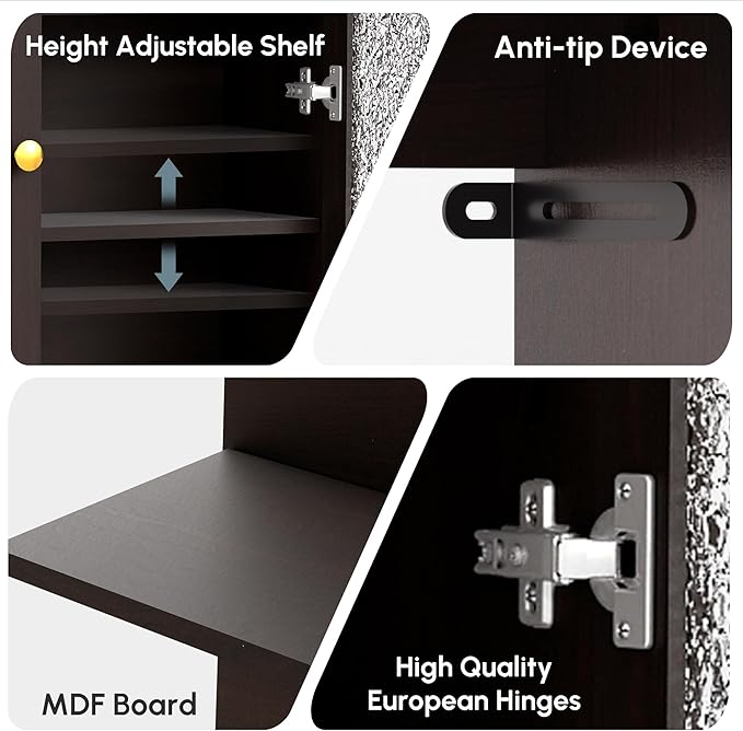 Over The Toilet Storage Cabinet, Arched Bathroom Organizer and Storage - Image 4