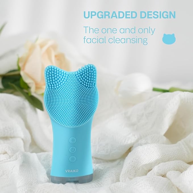 VRAIKO MIA Facial Cleansing Brush, Waterproof Rechargeable Face Cleansing Brush - Image 6