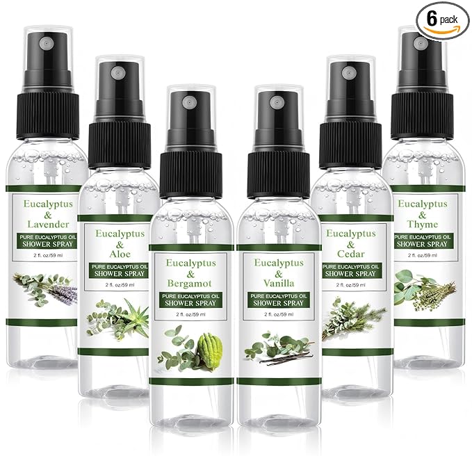 Frienda 6 Pack Eucalyptus Shower Spray by Frienda