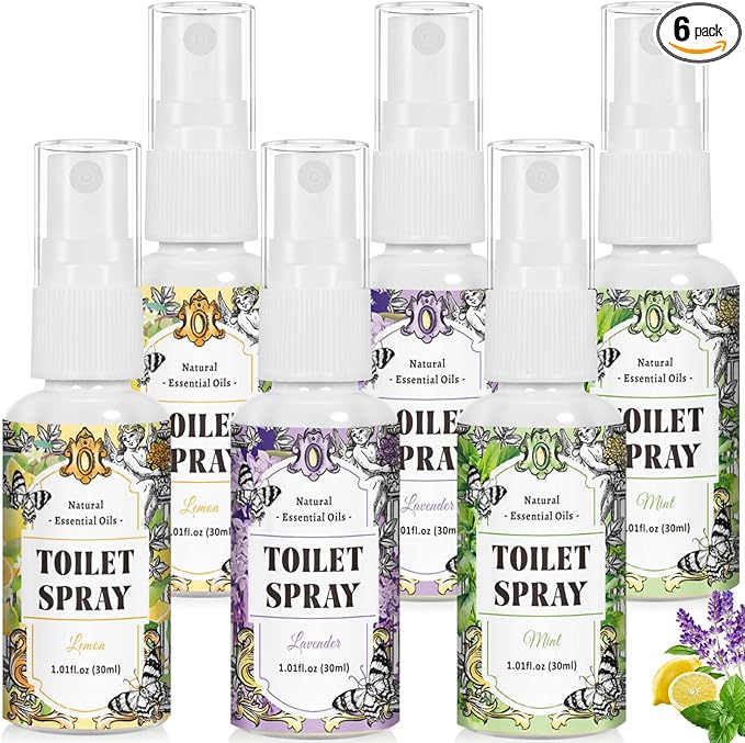STRN Toilet Spray, Mint & Lavender Natural Scent, Portable Instant Odor by STRN-Delicate%C2%B7Cozy%C2%B7Stylish