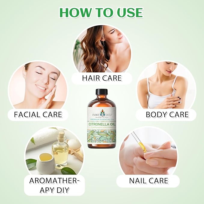 EVOKE OCCU Citronella Oil for Cleaning, Air Freshening, Add to Spray and - Image 4