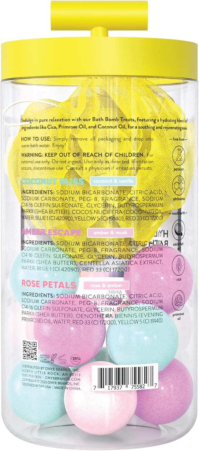 Onyx Professional Hydrating Bath Bomb Gift Set, 2 Pack - Image 4