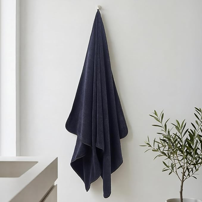 REDKISS Pack of 1 Jumbo Bath Sheet, 40 x 80 Inches Microfiber Oversized Bath - Image 7