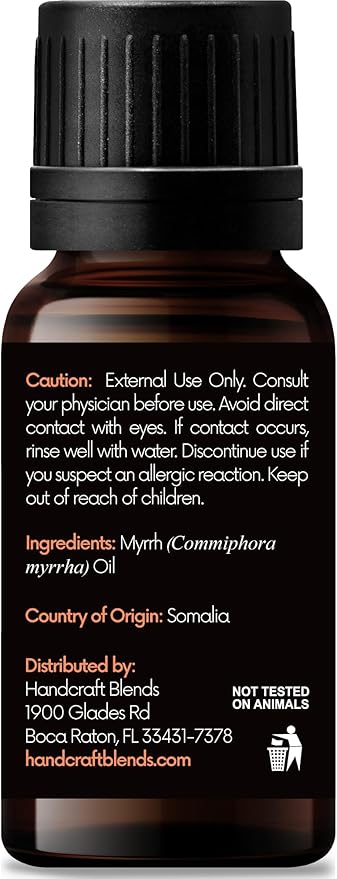 Handcraft Blends Myrrh Essential Oil – 0.33 Fl Oz – 100% Pure and Natural – - Image 2