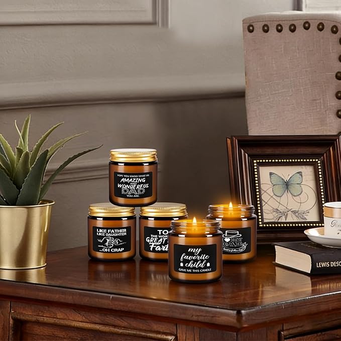 12-Pack Amber Jar Scented Candles, Natural Soy Wax and Premium Essential Oils. - Image 8