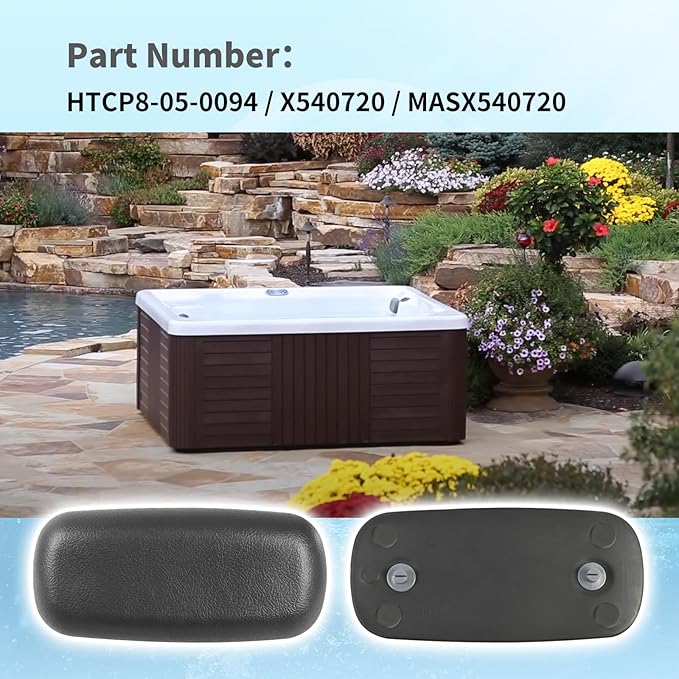 2 Pack Hot Tub Compatible with Master Spas Pillow - Image 6