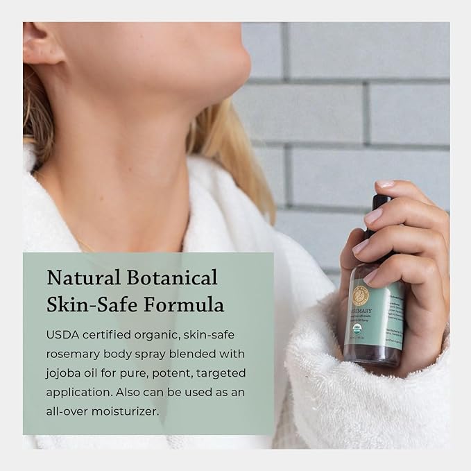 Silk Road Organic Rosemary Essential Oil & Jojoba Spray - Image 4