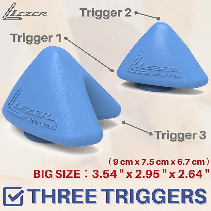 LEZER Large Trigger Massage Point, Manual Massage Ball, Hip Hook, Muscle Knot - Image 2