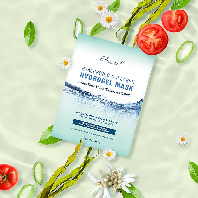 Ebanel 5 Pack Hydrogel Collagen Face Mask - Image 3