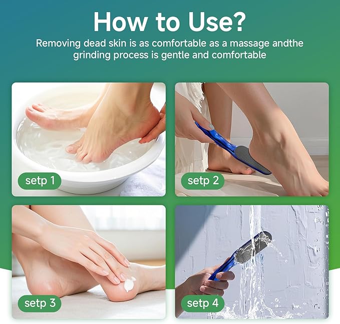 Nano Glass Foot File Callus Remover, Beyond The Cream Foot File, NanoGlass Feet - Image 5
