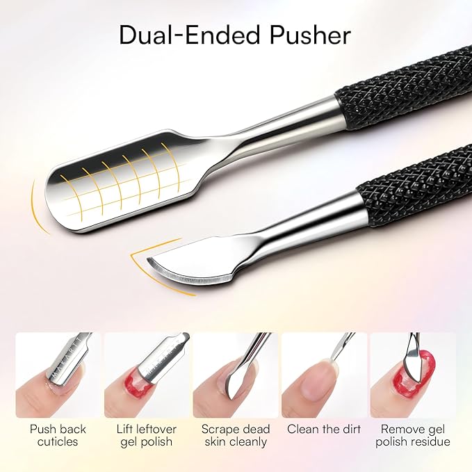 Makartt Cuticle Trimmer with Cuticle Pusher - Image 3