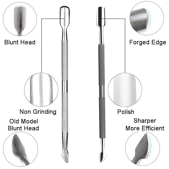 Ejiubas Cuticle Trimmer with Cuticle Pusher Cuticle Nipper Professional Grade - Image 3