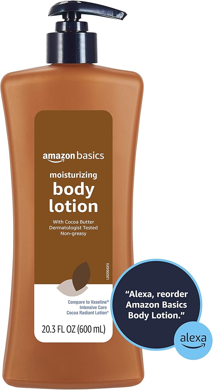 Amazon Basics Moisturizing Cocoa Butter Body Lotion - Image 4