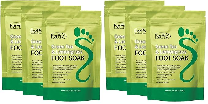 ForPro Professional Collection Green Tea & Lemongrass Foot Soak by ForProProfessionalCollection