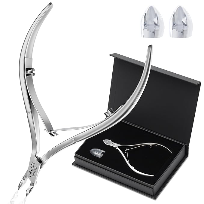 Professional Premium Cuticle Trimmer Stainless Steel Cuticle Nippers by GREENESTETICA