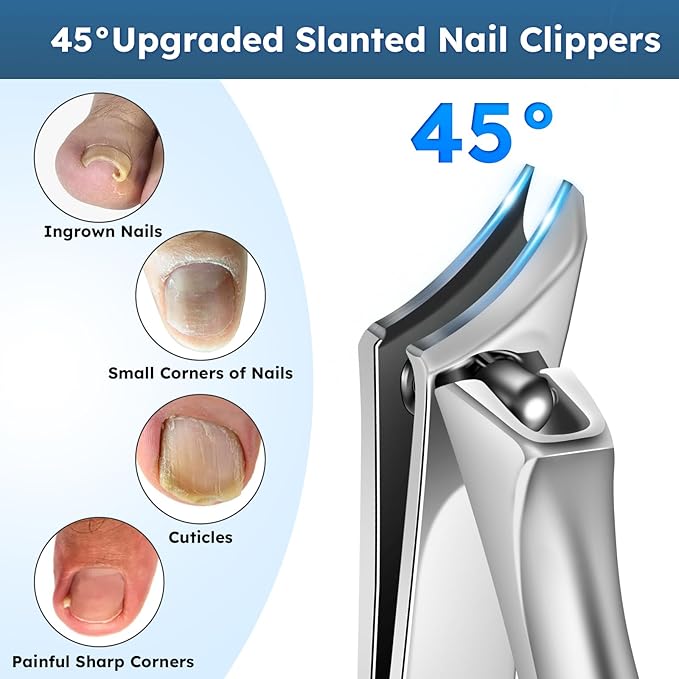 Nail Clippers for Seniors, Heavy Duty Ingrown Toenail Clippers - Image 4