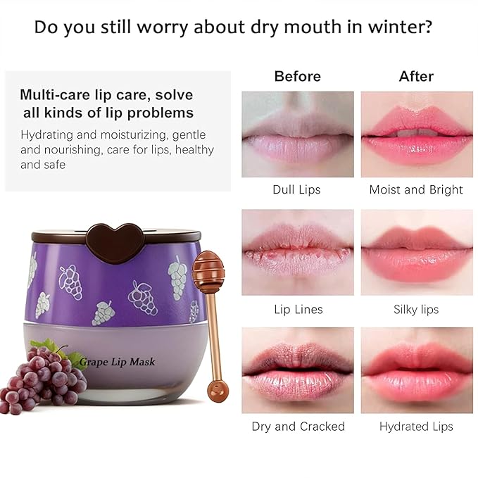 8 PCS Bee Lip Balm Honey Pot, Fruit Moisturizing Propolis Lip Mask, Lip Mask - Image 4