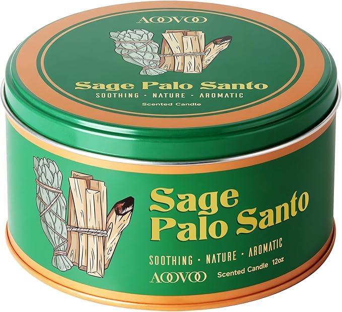 AOOVOO Sage & Palo Santo Candle - Image 8