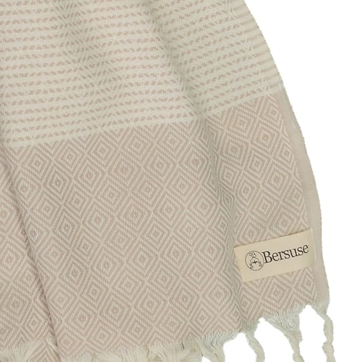 Bersuse 100% Cotton Hierapolis XL Throw Blanket - Image 4