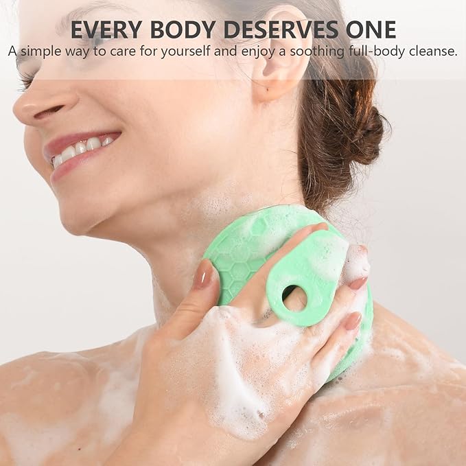Silicone Body and Face Scrubber Set 5 Pack, BEAUTAIL Shower Bath Scrubber - Image 5