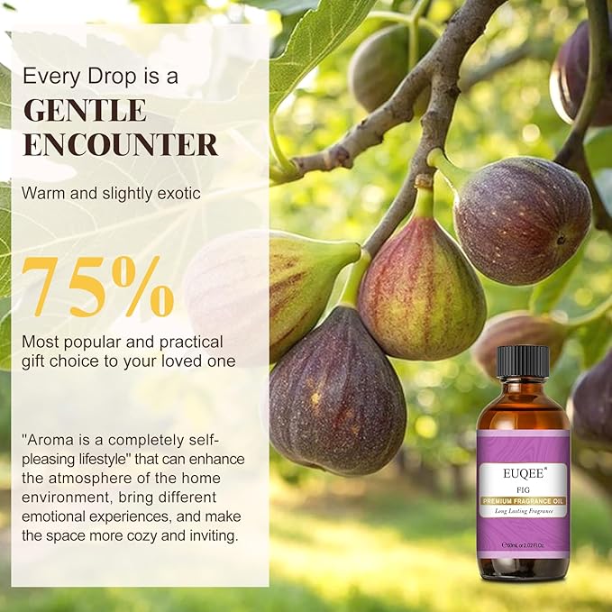 EUQEE Fig Fragrance Oil, Premium Fig Essential Oil 2.02 Fl oz - Image 8