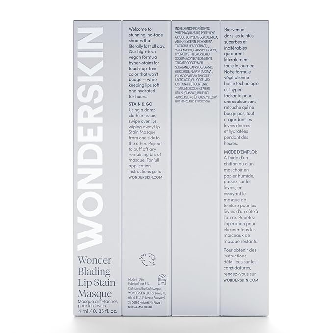 Wonderskin Wonder Blading Lip Stain Peel Off Masque, 2 Pack - Image 7