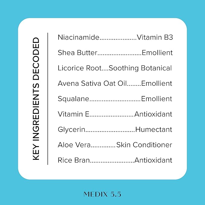 MEDIX Fragrance Free Niacinamide Face Moisturizer + Shea Butter Cream - Image 4