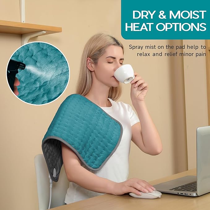 Electric Heating Pad for Back Pain Relief, Large Heating Pads for Body Muscle - Image 5