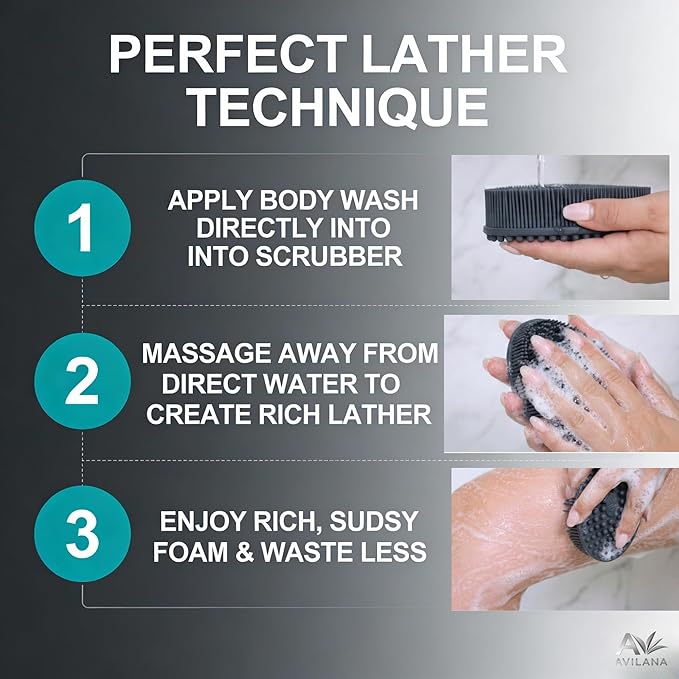 Avilana Premium Back Scrubber Long Handle 19 Inch - Image 8