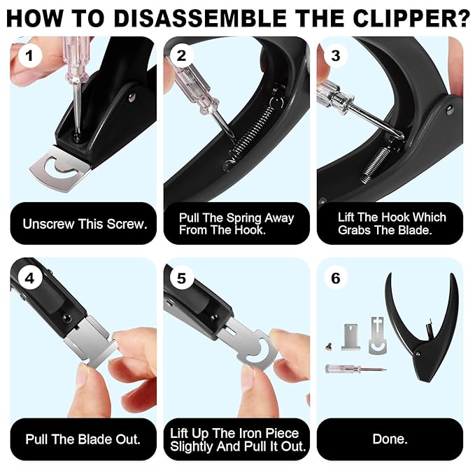 Black Adjustable Nail Clippers - Image 6