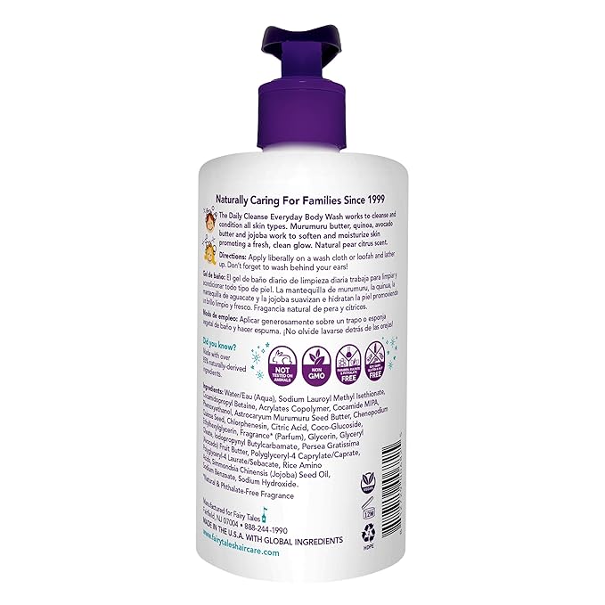 Fairy Tales Daily Cleanse Kids Body Wash | Kids Soap - Image 2