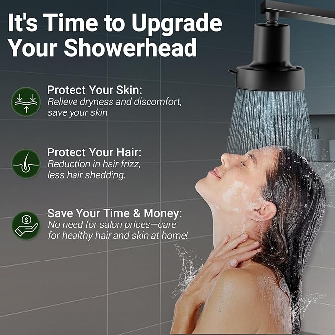 Filtered Shower head for Healthier Hair & Skin – Removes Chlorine & Heavy Metals - Image 2