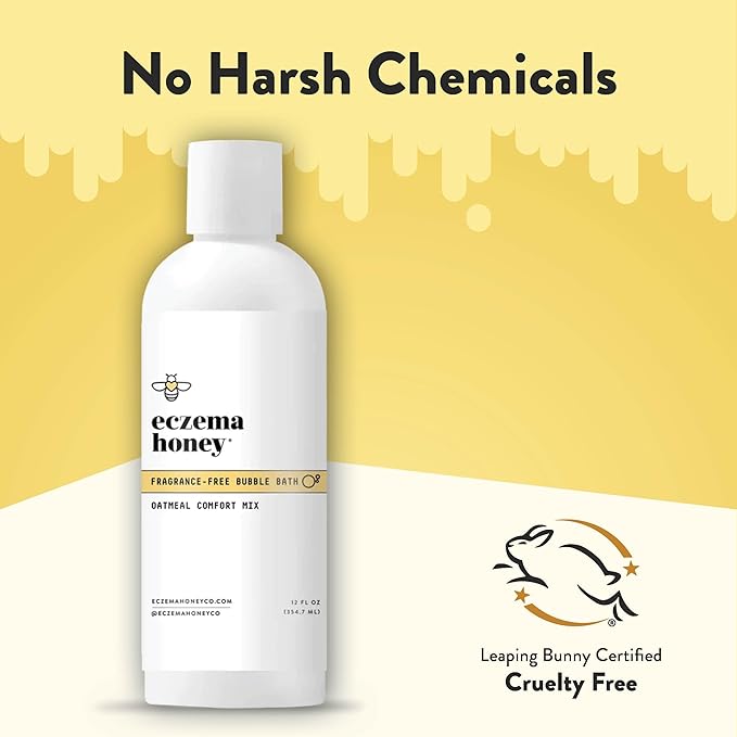 ECZEMA HONEY Fragrance-Free Oatmeal Comfort Bubble Bath - Image 5